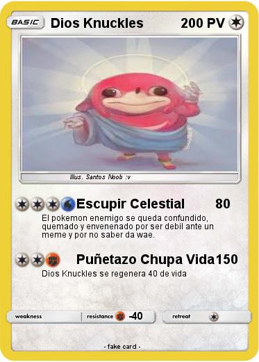 Pokemon Dios Knuckles