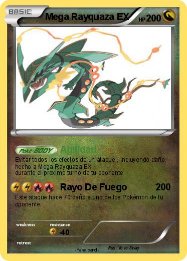 Pokemon Mega Rayquaza EX