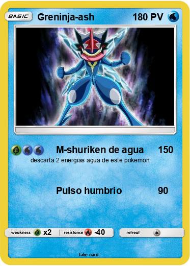 Pokemon Greninja-ash