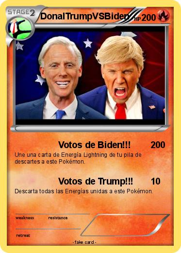 Pokemon DonalTrumpVSBiden