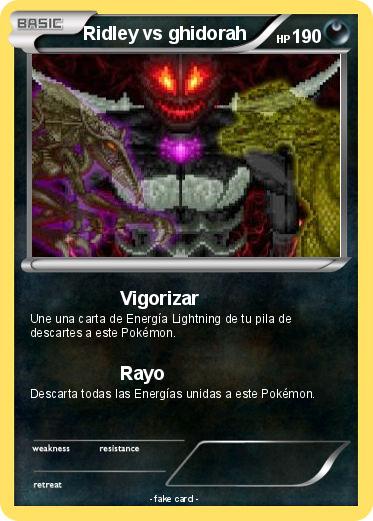 Pokemon Ridley vs ghidorah