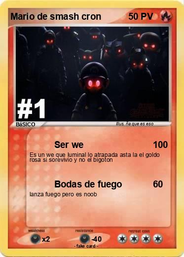 Pokemon Mario de smash cron