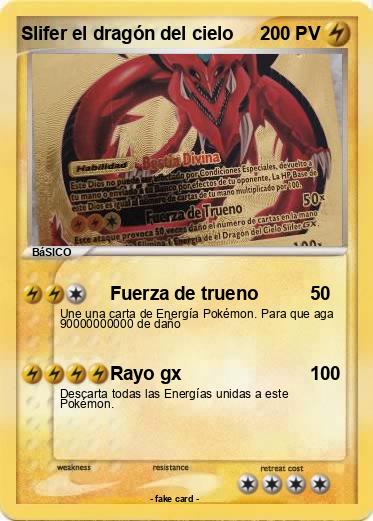 Pokemon Slifer el dragón del cielo