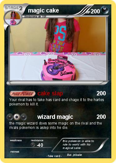 Pokemon magic cake