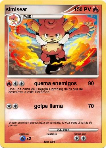 Pokemon simisear