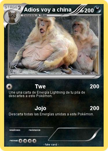 Pokemon Adios voy a china
