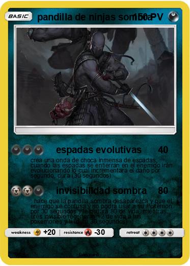 Pokemon pandilla de ninjas sombra