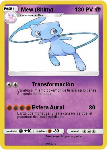 Pokemon Mew (Shiny)