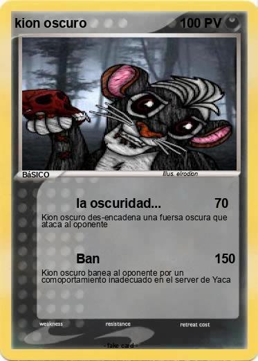 Pokemon kion oscuro