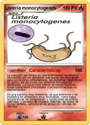 Pokemon Listeria monocytogenes