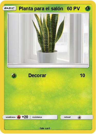 Pokemon Planta para el salón