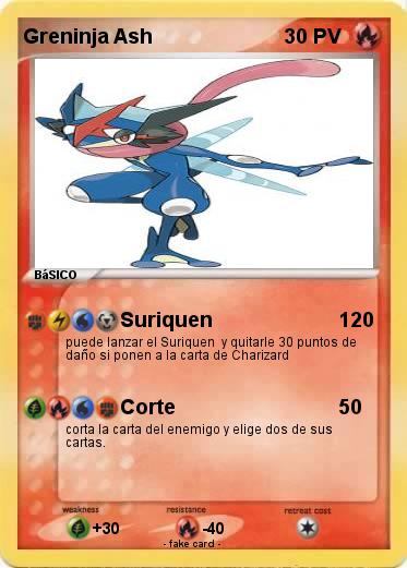 Pokemon Greninja Ash