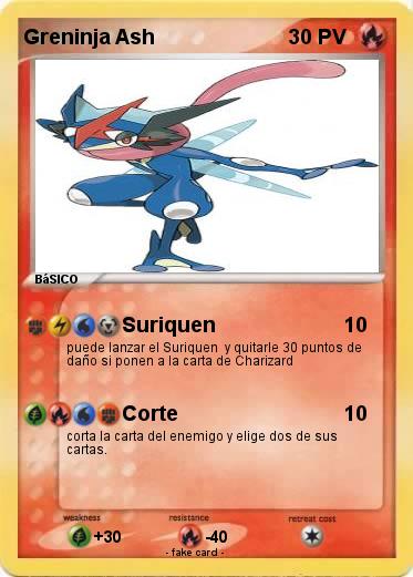 Pokemon Greninja Ash