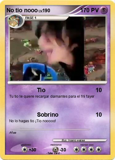 Pokemon No tio nooo