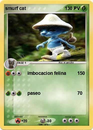Pokemon smurf cat