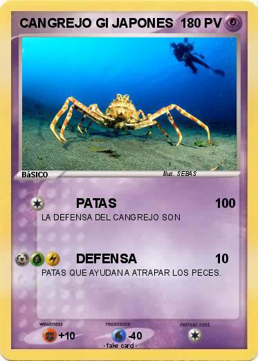 Pokemon CANGREJO GI JAPONES