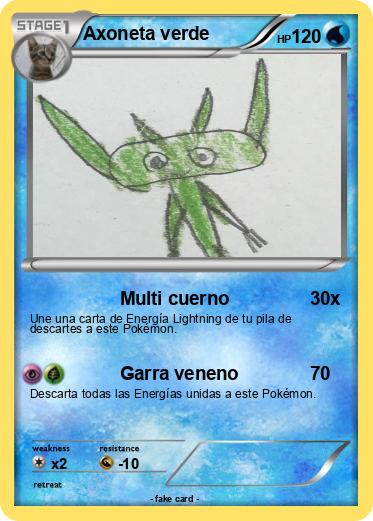 Pokemon Axoneta verde