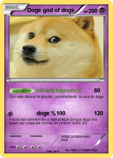 Pokemon Doge god of dogs