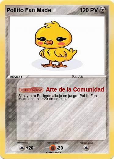 Pokemon Pollito Fan Made