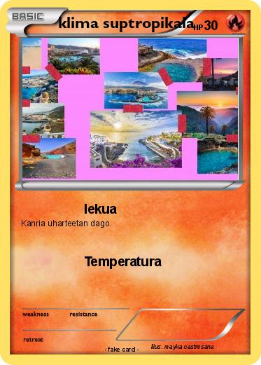 Pokemon klima suptropikala