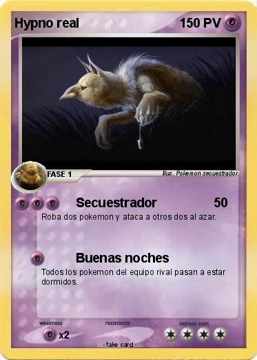 Pokemon Hypno real
