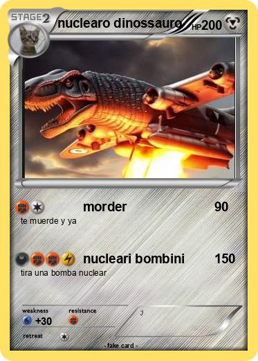 Pokemon nuclearo dinossauro