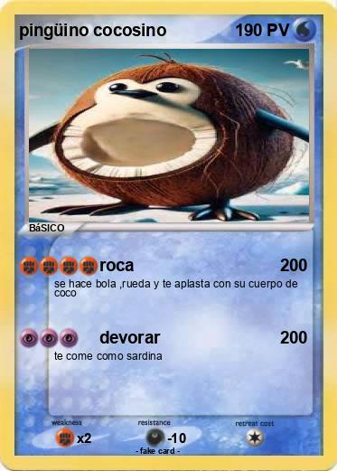 Pokemon pingüino cocosino