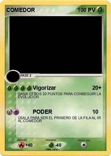 Pokemon COMEDOR