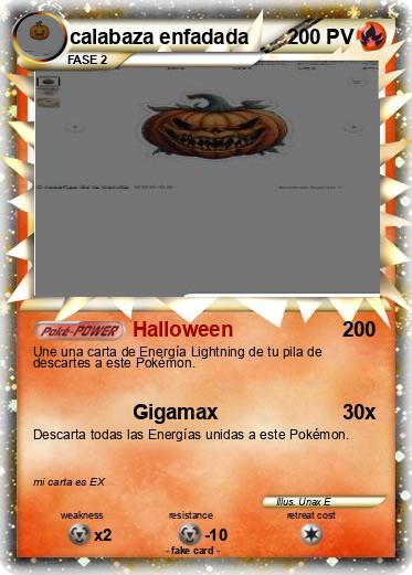 Pokemon calabaza enfadada