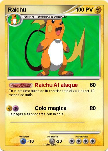 Pokemon Raichu