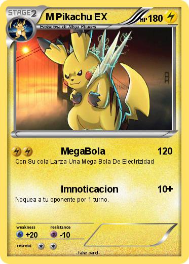 Pokemon M Pikachu EX