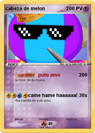 Pokemon cabeza de melon