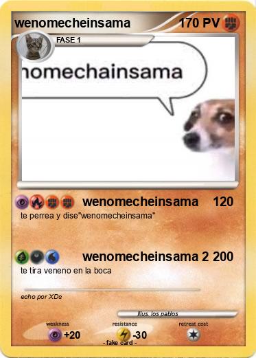 Pokemon wenomecheinsama