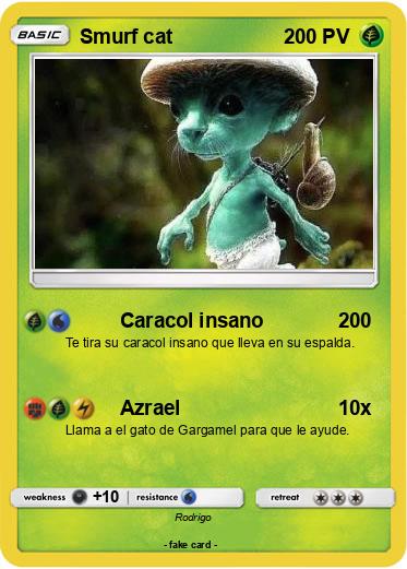 Pokemon Smurf cat