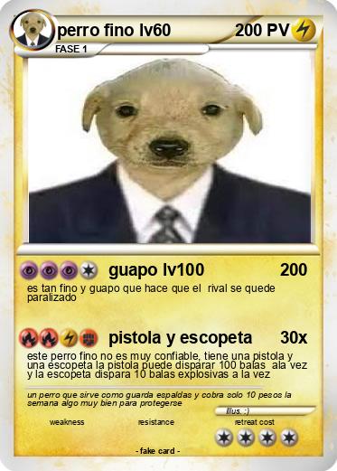 Pokemon perro fino lv60