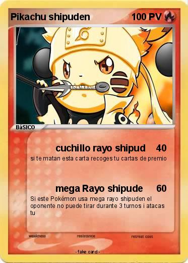 Pokemon Pikachu shipuden