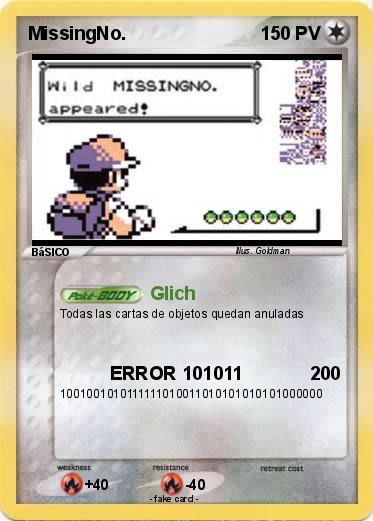Pokemon MissingNo.