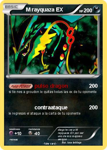 Pokemon M rayquaza EX