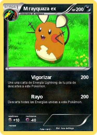 Pokemon M rayquaza ex