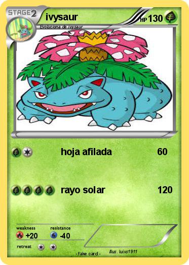 Pokemon ivysaur