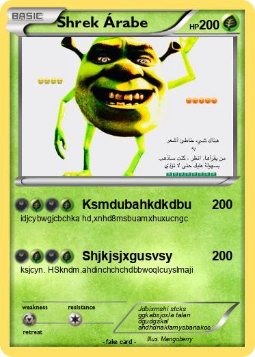 Pokemon Shrek Árabe