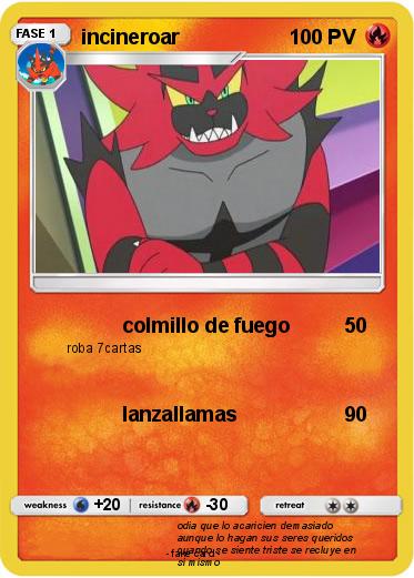 Pokemon incineroar