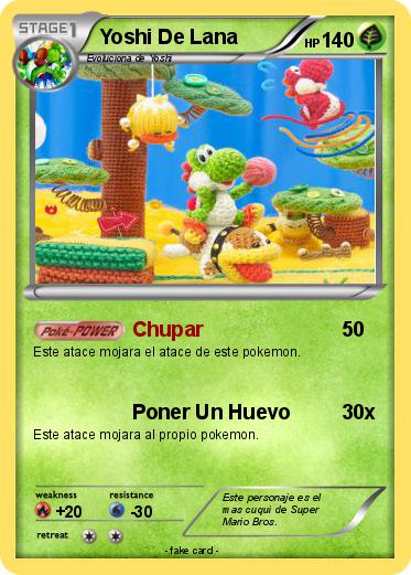 Pokemon Yoshi De Lana