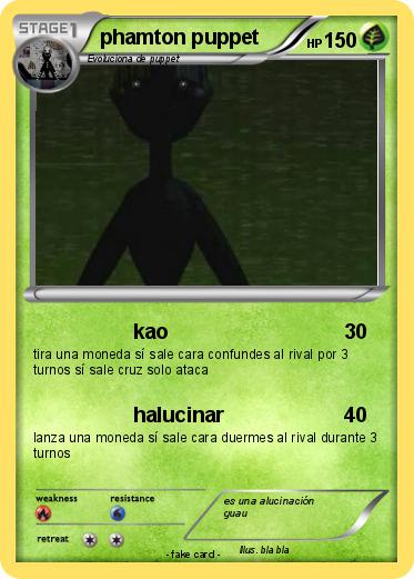 Pokemon phamton puppet