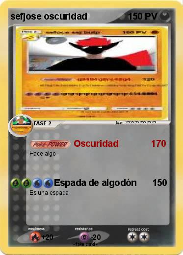 Pokemon sefjose oscuridad