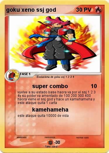 Pokemon goku xeno ssj god