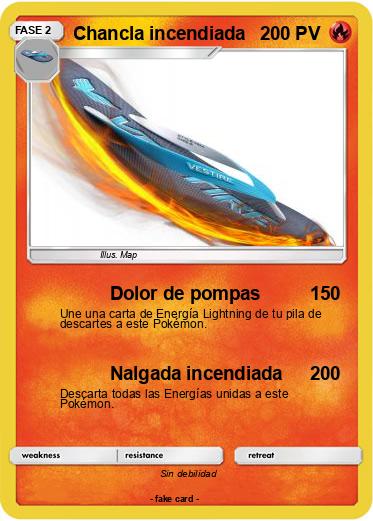 Pokemon Chancla incendiada