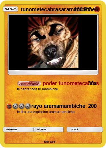 Pokemon tunometecabrasaramambiche