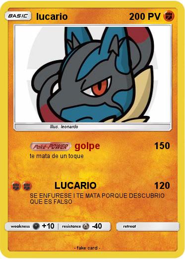 Pokemon lucario