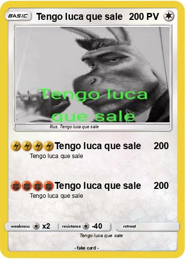 Pokemon Tengo luca que sale
